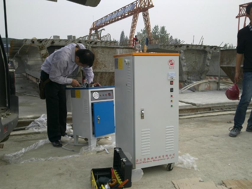中铁四局订购10台青青草精品视频路桥养护蒸汽发生器