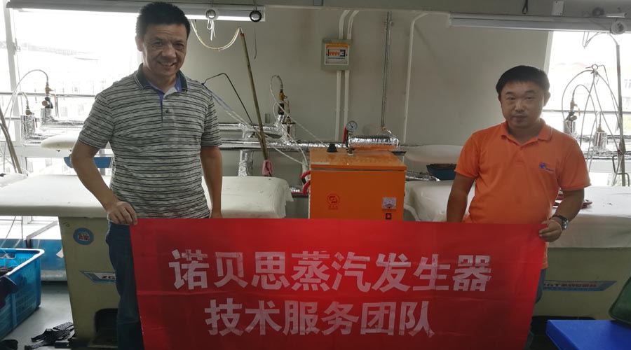 青青草精品视频蒸汽发生器与客户合影