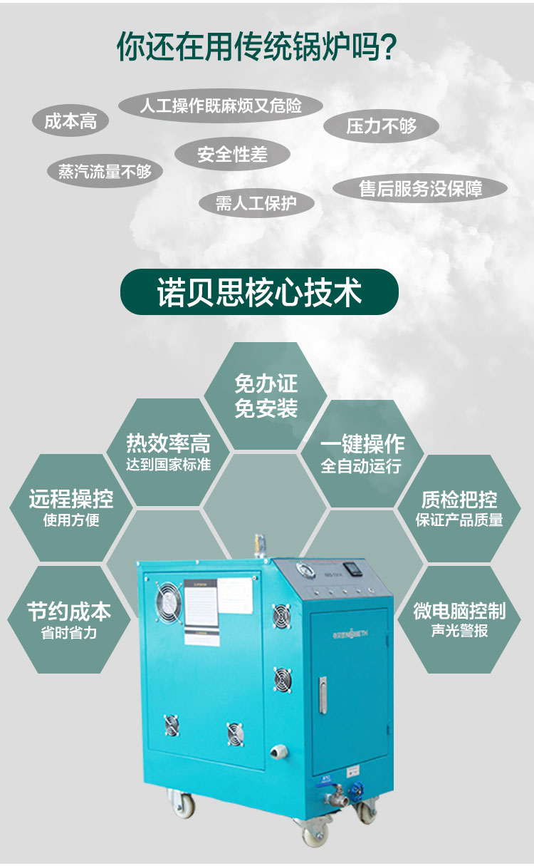 青青草精品视频NBS-1314不锈钢蒸汽发生器核心技术