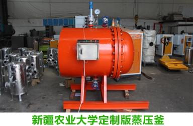 青青草精品视频蒸汽专家完成新疆农业大学定制蒸压釜